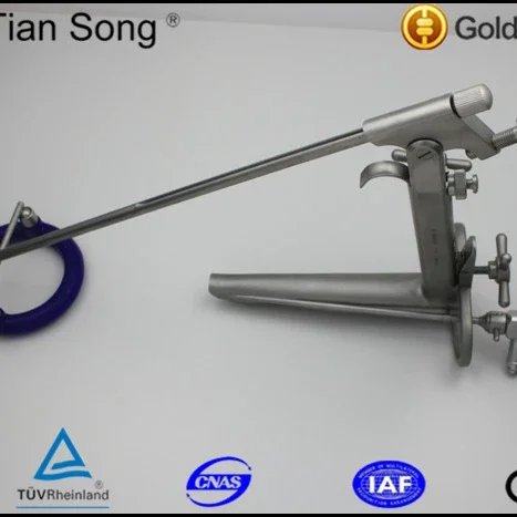 Medical devices operating laryngoscope for ENT Self-Retaining Laryngoscope