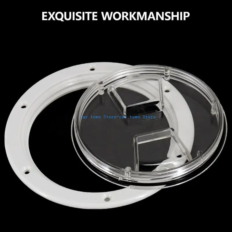 

RXJE 4"/6" Deck Lid Deck Cover for Yacht Marine Boat Screw Out Access Cover Round Inspection Cover