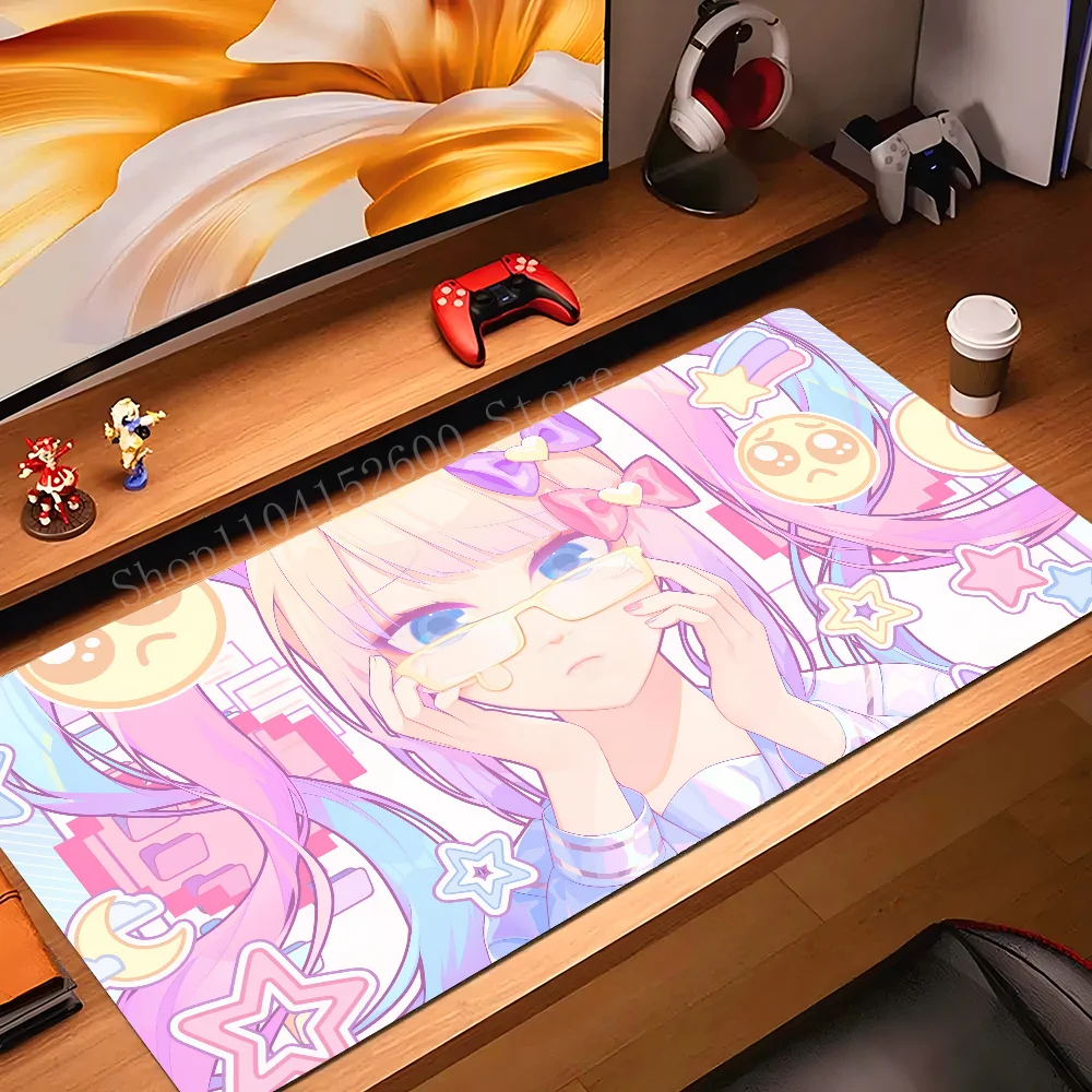 

N-Needy Girl O-Overdose Mousepad Mouse Mat Desk Mat With Pad Gaming Accessories Prime Gaming XXL Keyboard Pad