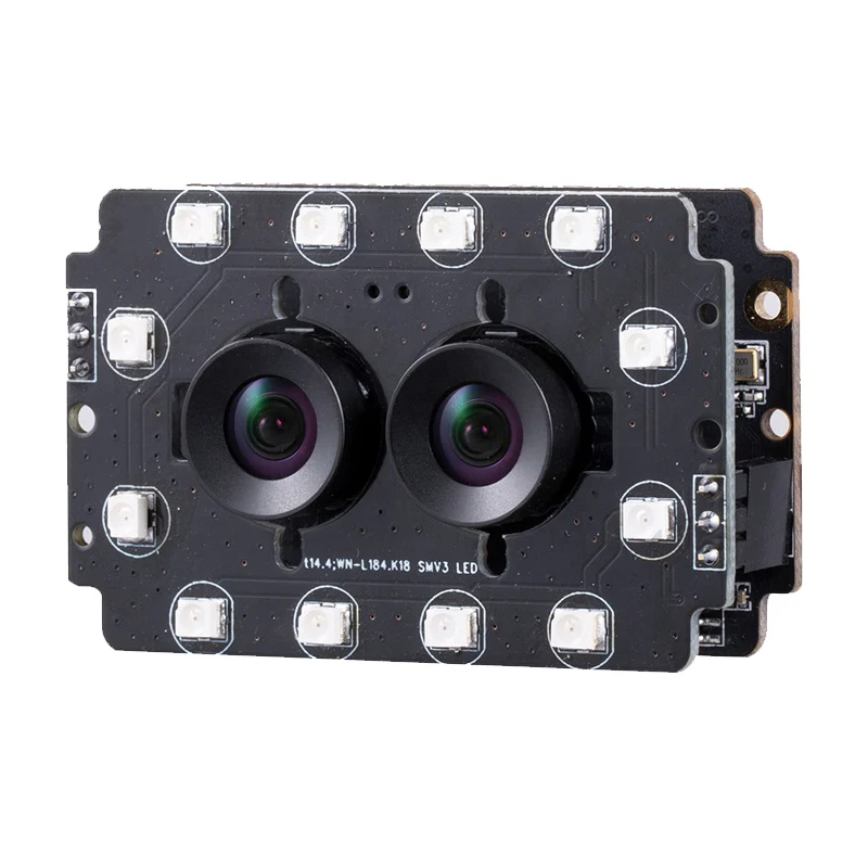 

2MP HD 1080P CMOS OV2710 FF 90° Dual Lens USB Camera Modules Day and Night Nision 30FPS UVC Compliant or Windows Linux Mac