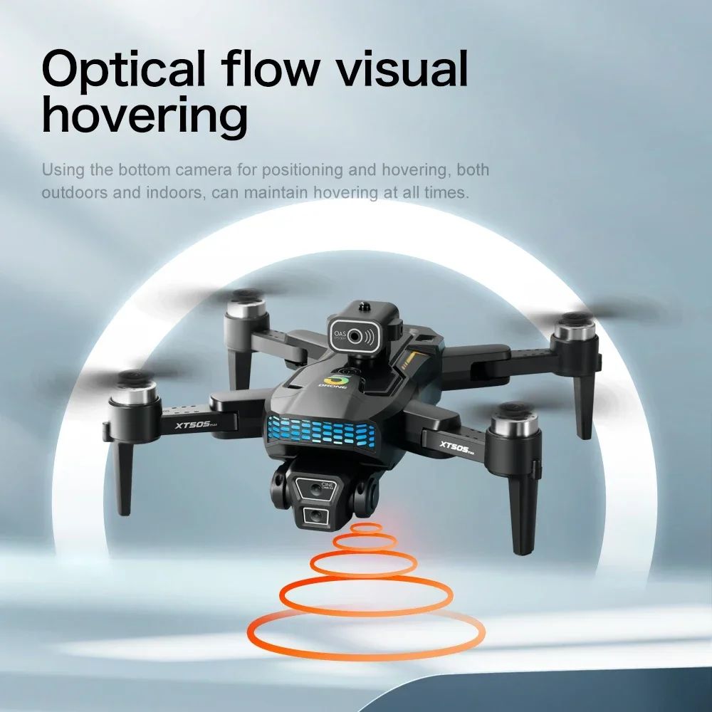 XT505 RC Drone 8K HD Dual Camera GPS 5G Wifi 360° Obstacle Avoidance Brushless Motor Optical flow Foldable Quadcopter Toys Gifts