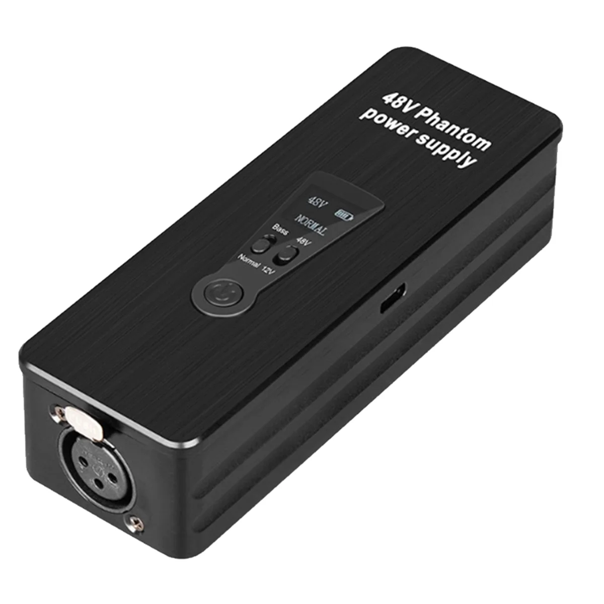 ◆♦Top Rated-Phantom Power Supply 48V Microphone Amplifier Rechargeable Portable for Condenser Microphones Preamp Record Studio