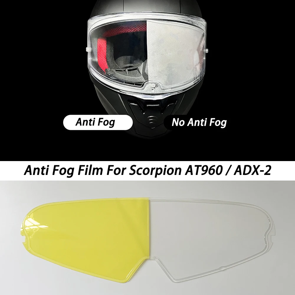

Motorcycle Helmet Visor Anti Fog Film For Scorpion AT960 ADX-2 Anti-fog Inserts Sticker