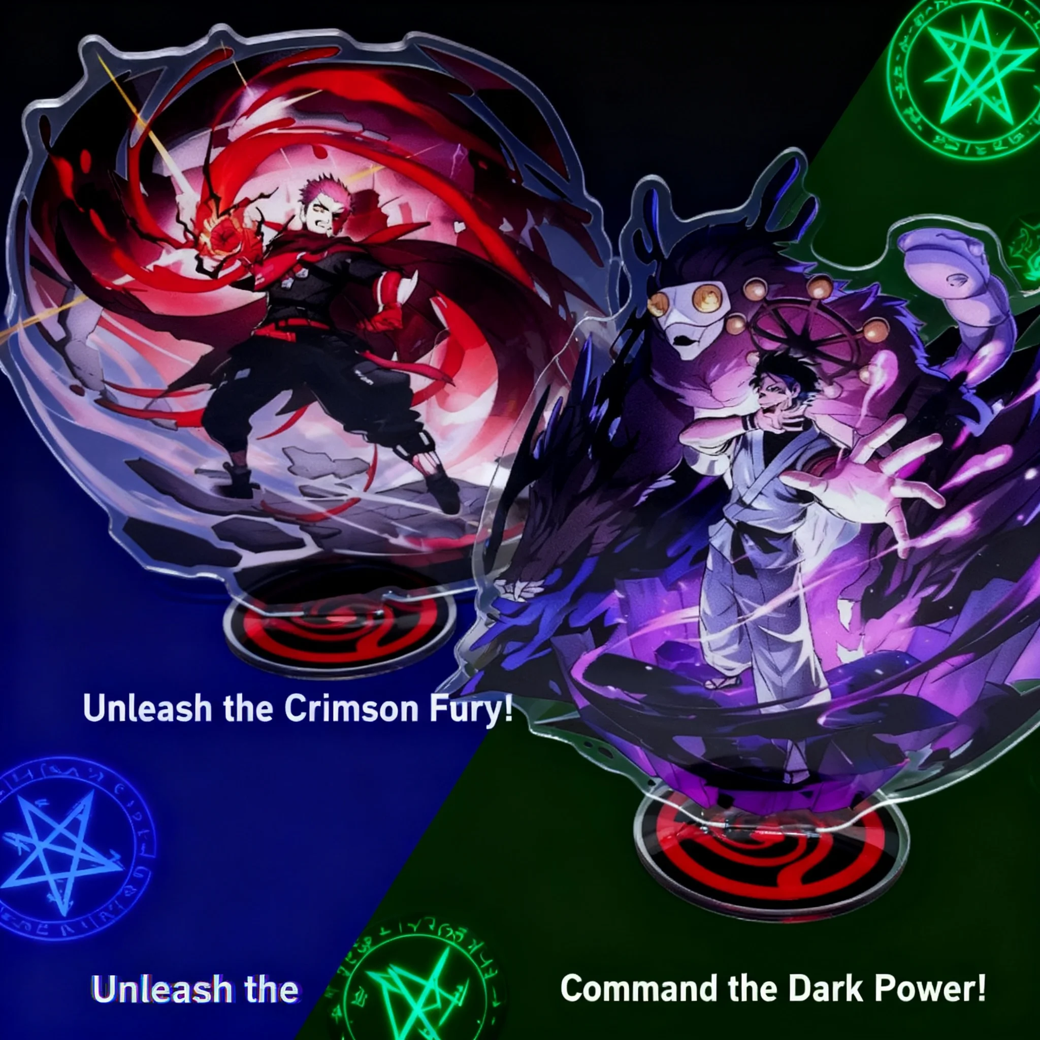 Figura de Acrílico de Chainsaw Man, Pochita, Denji, Makima, Power, Decoración de Escritorio de Anime, Regalo de Cumpleaños, Colección de Mercancía para Otakus