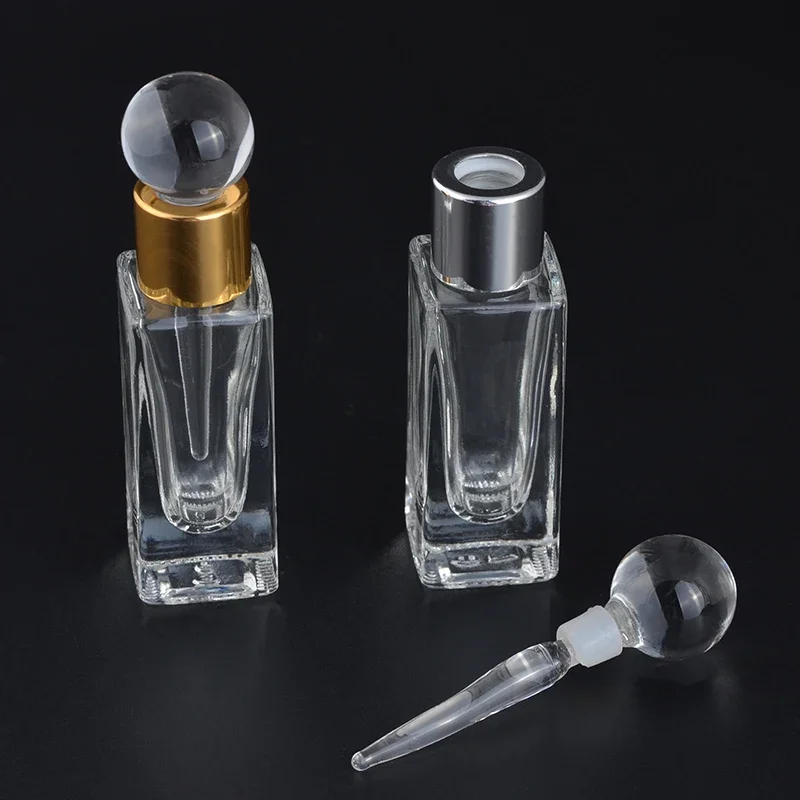 Perfume Drop Bottle Mini 7ml Essential Oil Attar Oud Glass Bottle with Glass Stick Stopper Bottle Packaging Fragrance Container