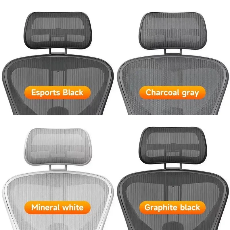 Herman Miller Aeron Headrest with Hanger Adjustable Head Rest Accessory for Classic & Remastered Chair