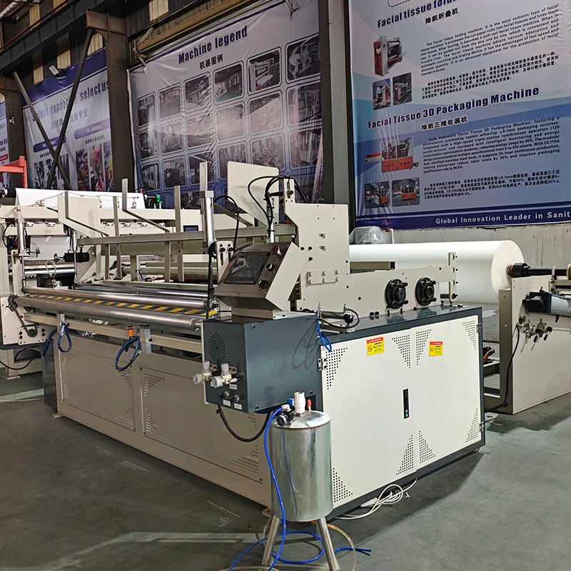Customized High Speed Toilet Paper Roll Making Machine With Stable Performance For Continuous Production Lines Toilet Paper Maki
