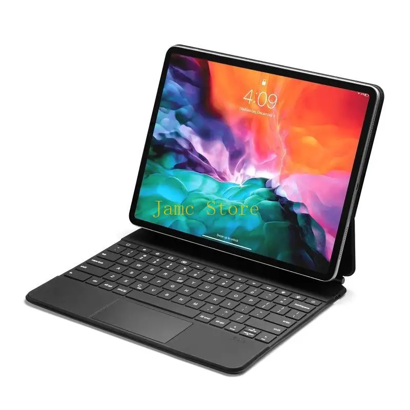LX0B for Air4 10.9/ Pro11 Pro12.9 Lightweight Stand Cover with Keyboard