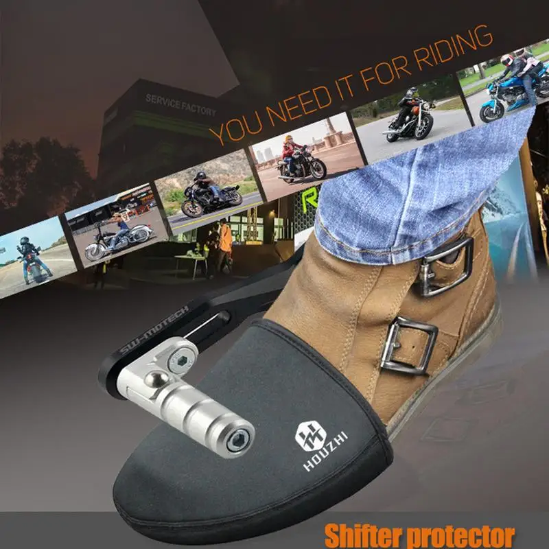 Motorcycle Gear Shift Shoe Cover Non-Slip Protective Shifter Guards Waterproof Motorcycle Toe Protector Motorbike Accessories