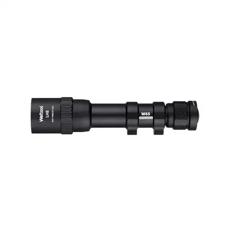 Weltool W65B/W65C "Metal Lancer" Wea pon Lights Tactical Flashlight 1750 Lumens 633yd LED Torch Light