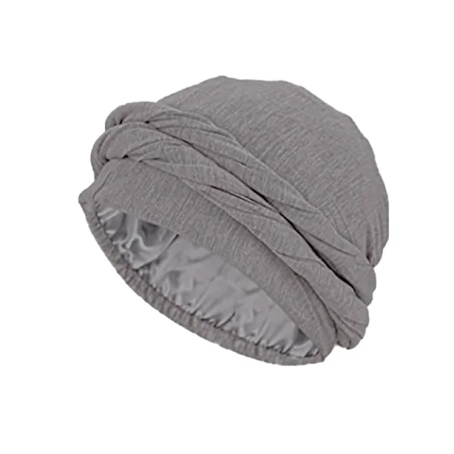 Vintage Turban für Männer Vintage Kopfwickel für Männer Stretch Modal und Satin Turban Schal Krawatte für Haare – Detail 10