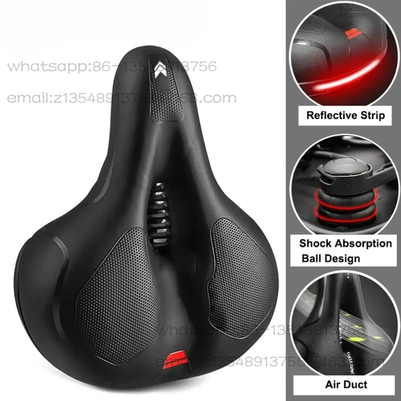 Bicycle Silicone Saddle, Thickened Seat Riding Equipment with 1 Piece Price