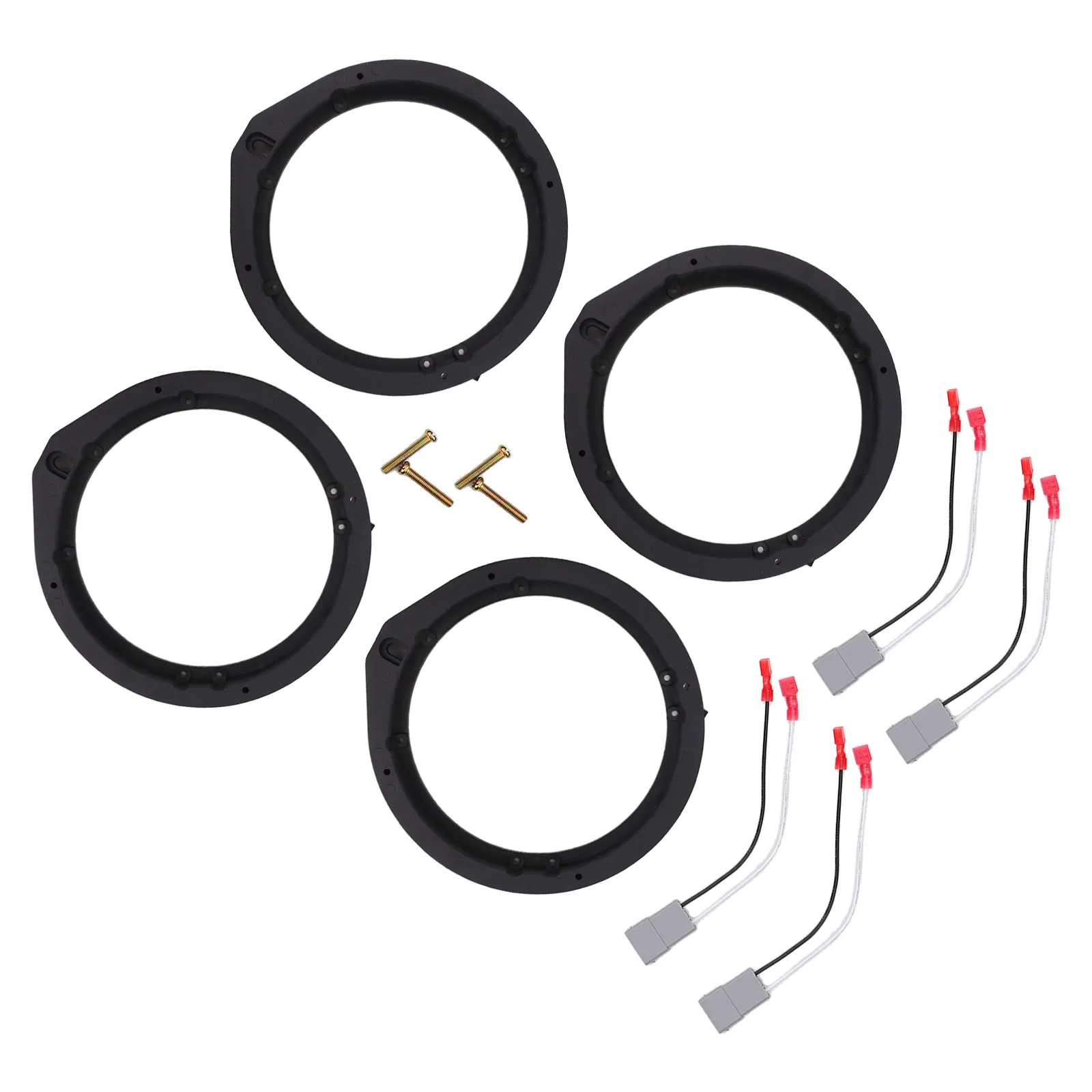 ホンダ、シビック、アコード、クロススター、odyssey、2ペア、6.5インチ用のカースピーカーアダプターボードおよび配線ハーネス