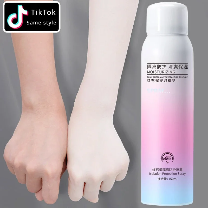 150ml Small Aperture Sunscreen Spray High Isolation UV Resistant Waterproof Sweat Proof Hydrating and Moisturizing Free Shipping