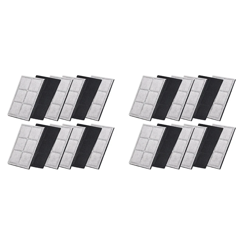 

24 Pcs Water Fountain Filters Replacement For Drinkwell Platinum Pets Cat Dogs Water Drinking Fountain Dispenser
