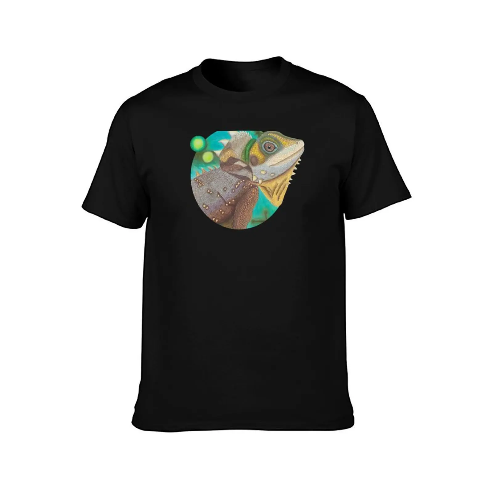 Dragon Lizard :: Reptiles and Amphibians T-Shirt Sporty Breathable Short Sleeve T-Shirt