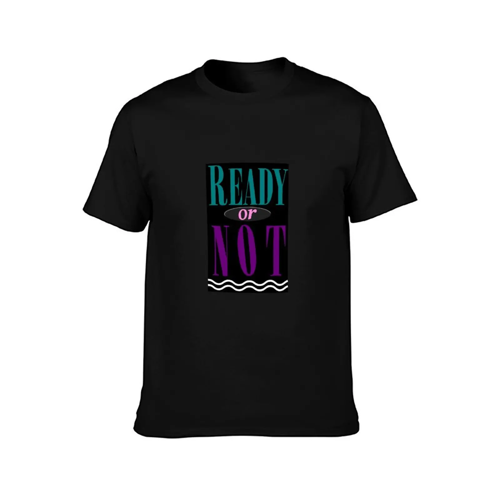 Ready or not T-Shirt anime tshirt cute clothes rapper graphic tees clothing for men