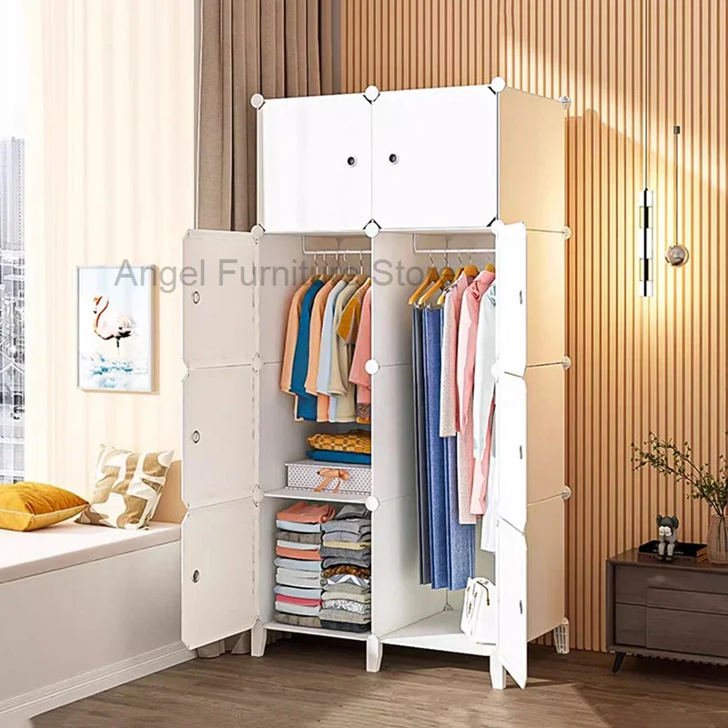 Plastic Organizer Wardrobe Storage Cupboard Cabinet Closets Armables Wardrobe Clothes Portable Guarda Roupa Bedroom Furniture