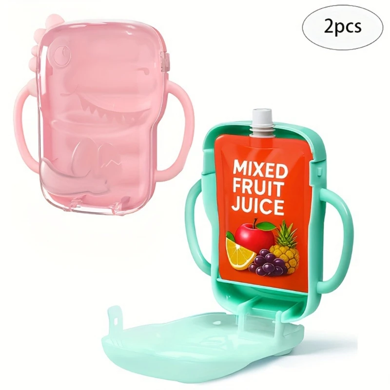 XXFE Water-Cleaning and Juice Box Holder With Side Handholds