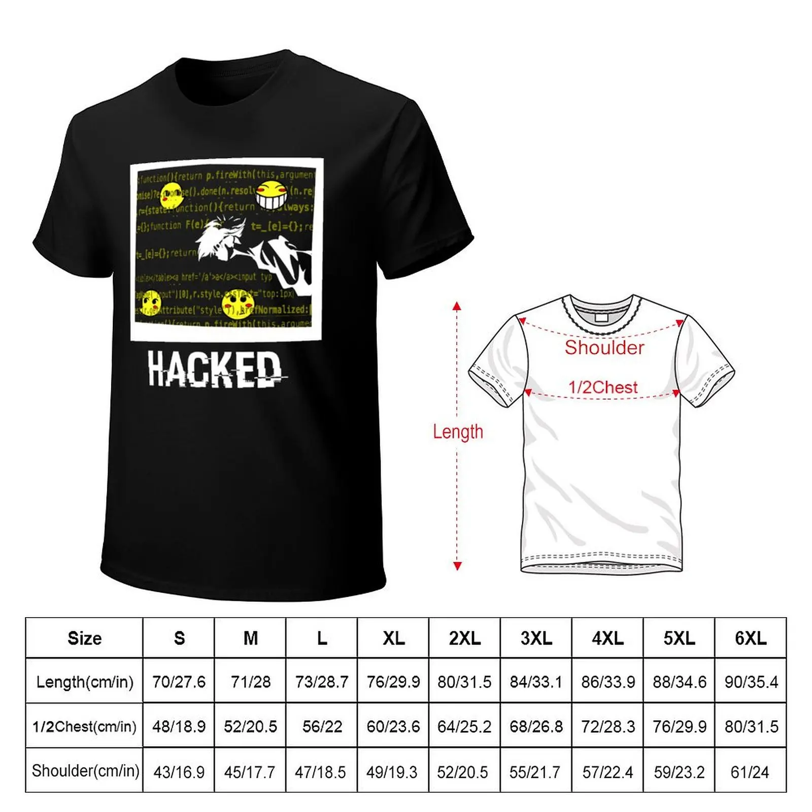 Hacked Radical Edward - Space Cowboy - Anime Hacker 90s Aesthetic T-Shirt Summer Holiday T-Shirt