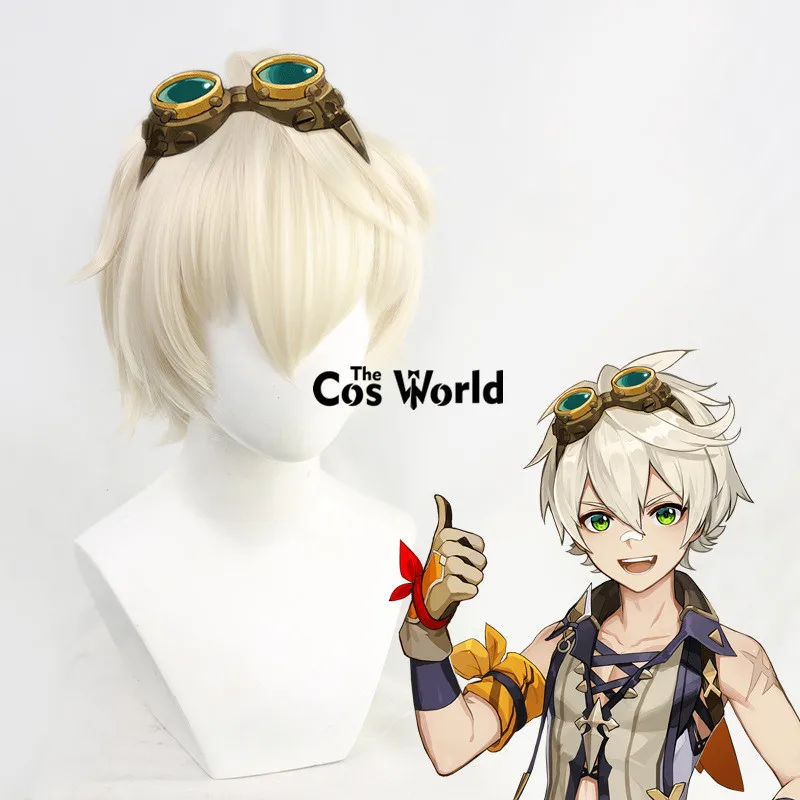 Amber Barbara Bennett Diluc Fischl Klee Razor Venti Sucrose Cosplay Peruki Włókno Odporne na ciepło włosy syntetyczne