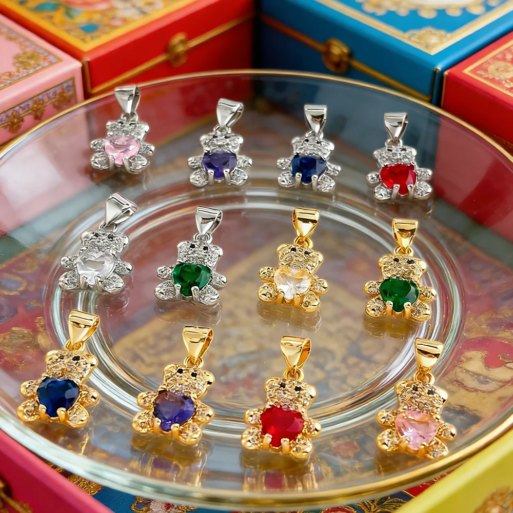 

Cordial Design 12*20MM 20Pcs Jewelry Accessories/DIY Charms/Hand Made/Genuine Gold Plating/Bear Shape/Copper Pendant #196119