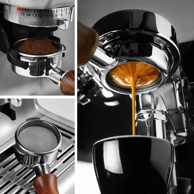 51mm Bottomless Portafilter 3 Ears Espresso Portafilter for CASABREWS CM5418, 3700Essential, 3700Gense, 3700Pro Coffee Machine