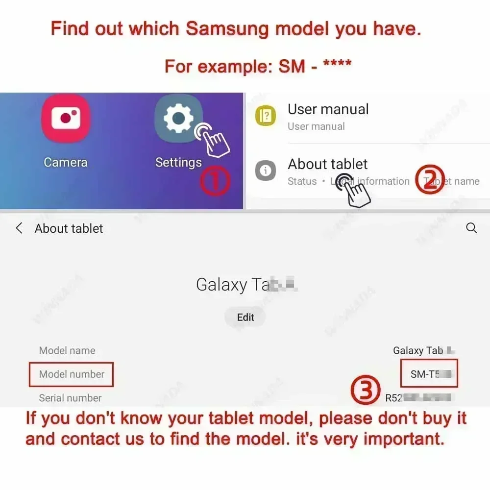 حافظة لهاتف سامسونج جالاكسي تاب A 10.1 بوصة (2019) رقم الموديل SM-T510 / SM-T515 EVA لكامل الجسم للأطفال غطاء لوحي