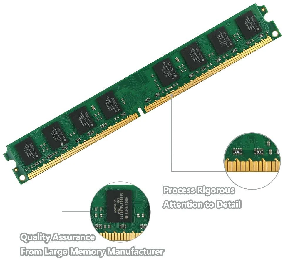 Memoria DDR2 PC RAM 2GB 8GB 16GB 667MHz 800MHz Desktop Memory PC2-5300U PC2-6400U UDIMM 1.8V 240Pins DDR2 RAMs Memory Module