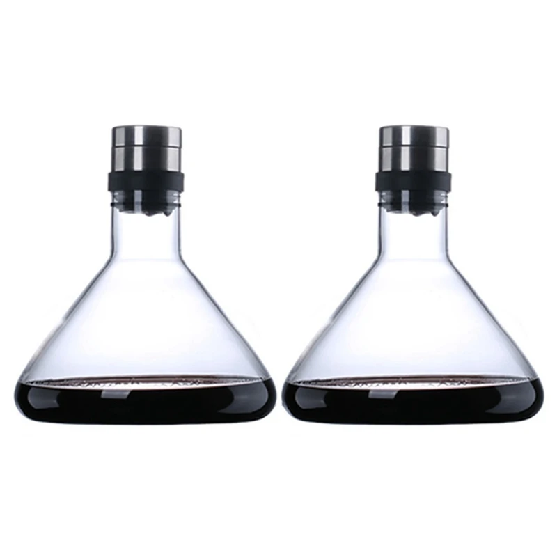 2X Red Wine Rapid Decanter, Wine Breathing Carafe, Home Wine Dispenser, Red Wine Mouth Carafe