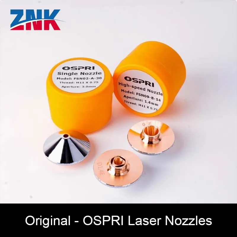 ZNK Laser Cutting Machine Accessories Original OSPRI Nozzles Ceramic Rings 30 * 5 Protective Lenses