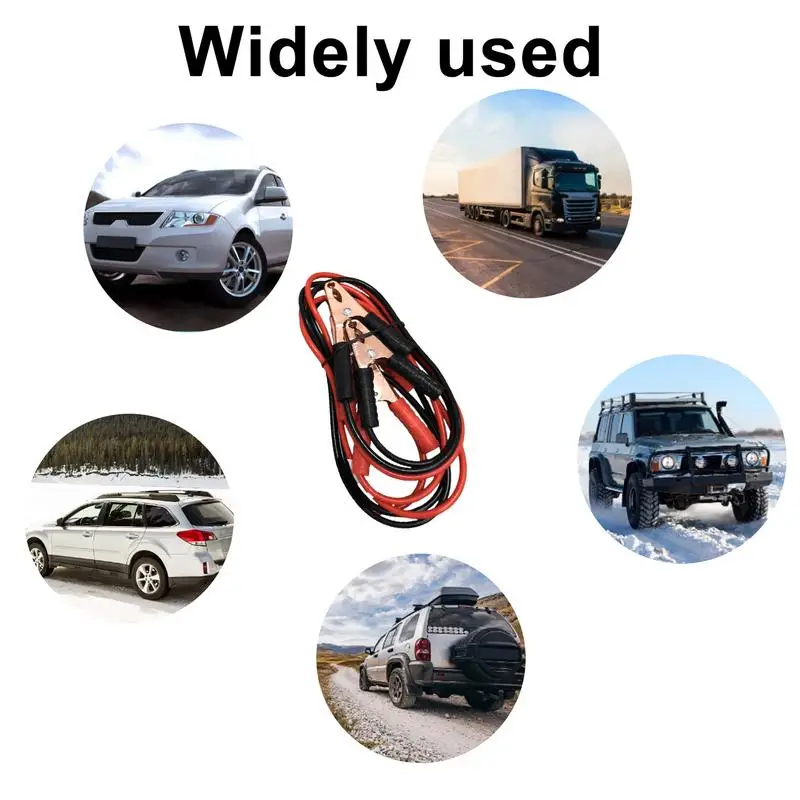 500A 1.5M Jumper Cables Emergency Tool Boosters Cables Jumper Heavy Duty Battery Jumper for Universal Car Van Car Accessories