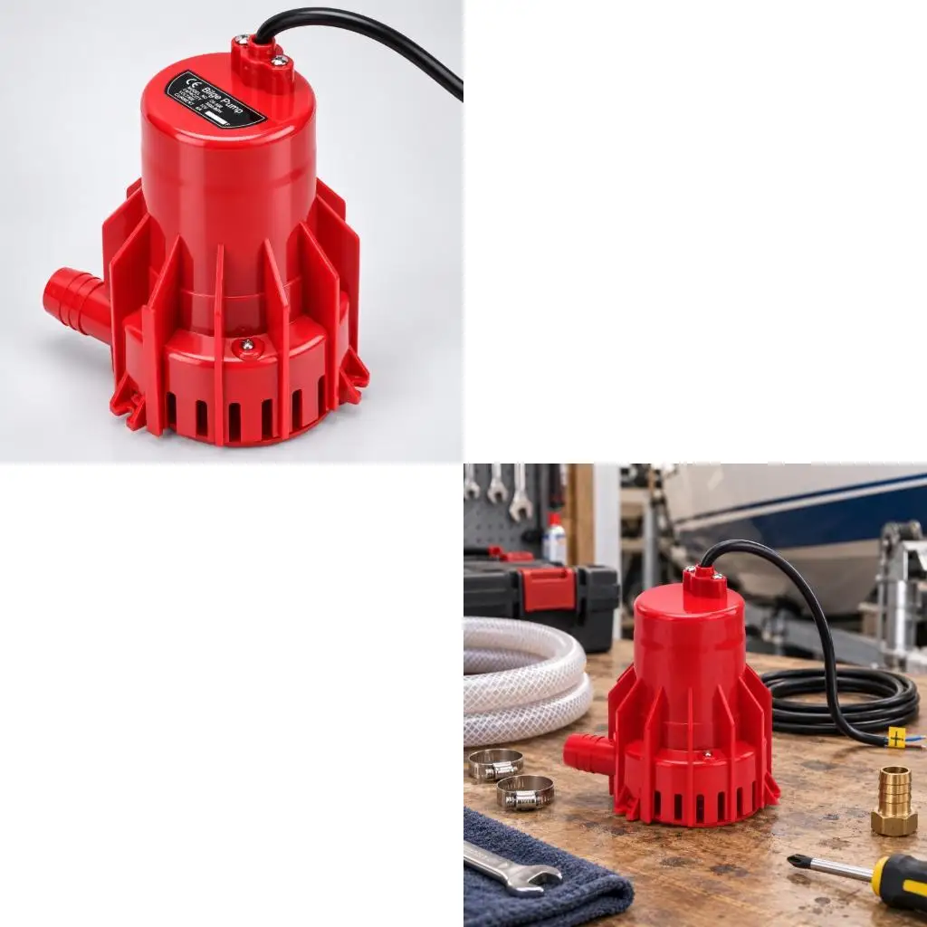 Bottom Bilge Pump for Accumulated Boat Water Removal Tasks