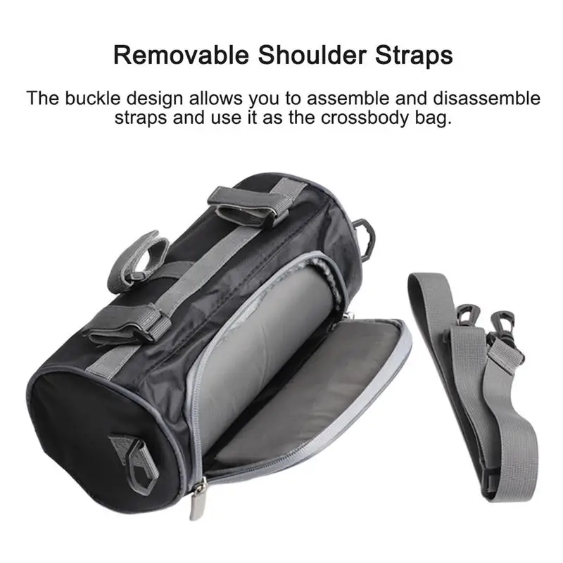 Motorcycle Handlebar Bag 2.5L Front Fork Head Storage Bag Electric Car Waterproof Touch Screen Packet Motorbike Accessories