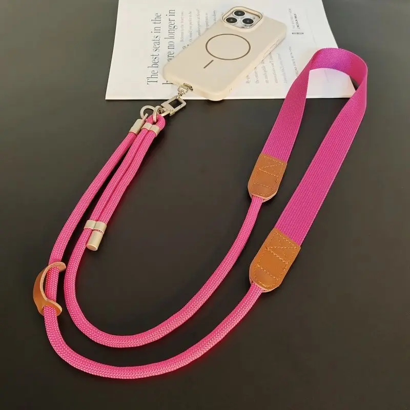 Universal Phone Lanyard with Clip Upgraded Anti-Drop 360° Rotation Adjustable Neck/Crossbody Strap for All Phone Cases