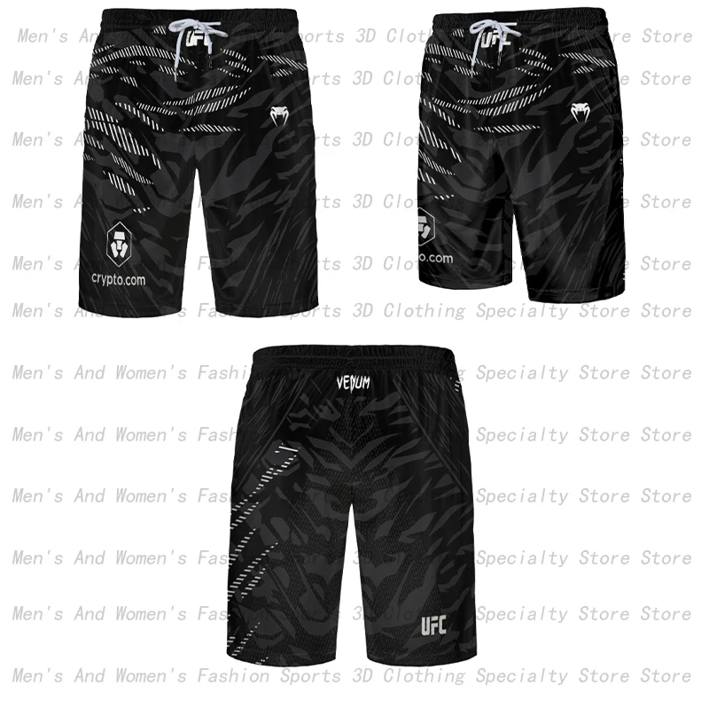 2026 hot selling new boxing shorts fashionable men's summer sports quick drying beach pants outdoor casual five quarter pants
