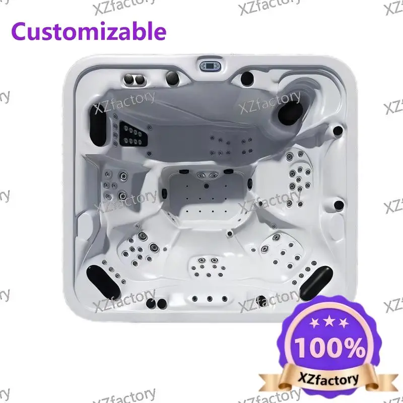 Factory Direct 2026 Top RatedLuxury Surfing Jacuzzi Home SPA Spa Soaking Pool Hot Spring Heated Villa Outdoor Swimming Pool