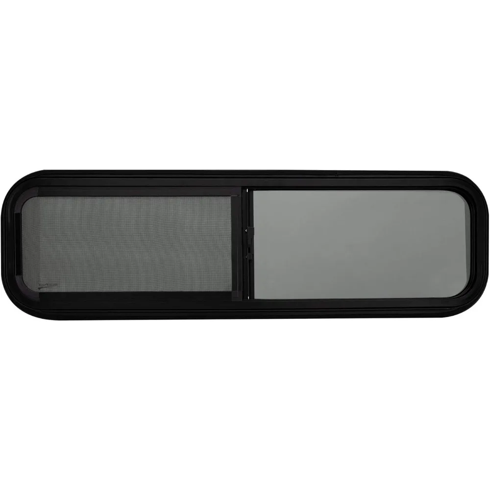 استبدال نافذة RV ذات الشريحة الأفقية على شكل دمعة، 42 عريضة × 12 عالية، مع زخرفة اختيارية 1.5 نافذة واحدة) #2