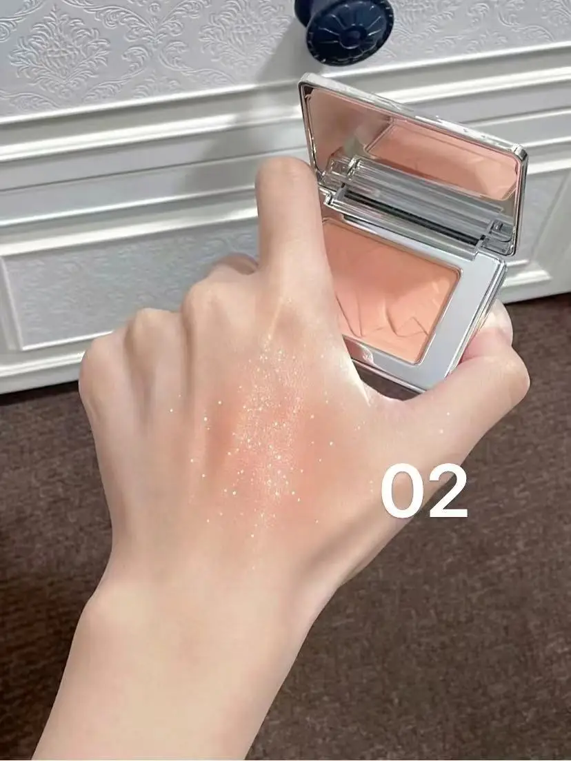 Qianyan Light Sense Poeder Blusher Expansieve Kleur Hoogglans Cosmetische Crème Matte Mist Gezicht Dagelijkse Sfeer