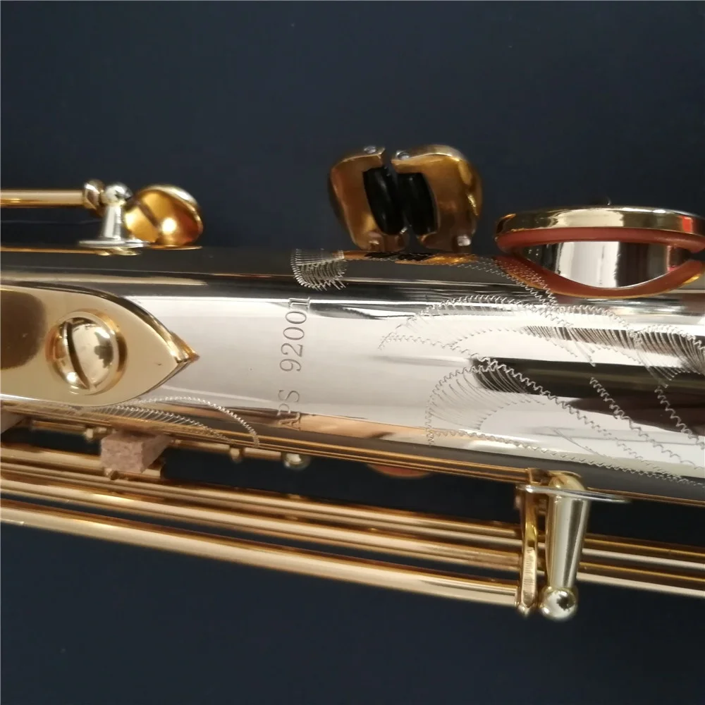 مادة الذهب والنحاس المهنية Bb لهجة سوبرانو الساكسفون