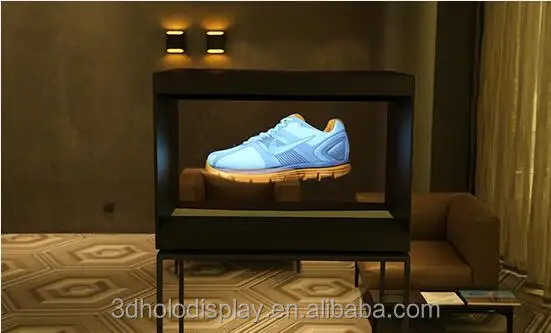 32 Inch 180 Degree Hologram Showcase,Holo Cube 3D Holographic Display, Holographic Glass Display