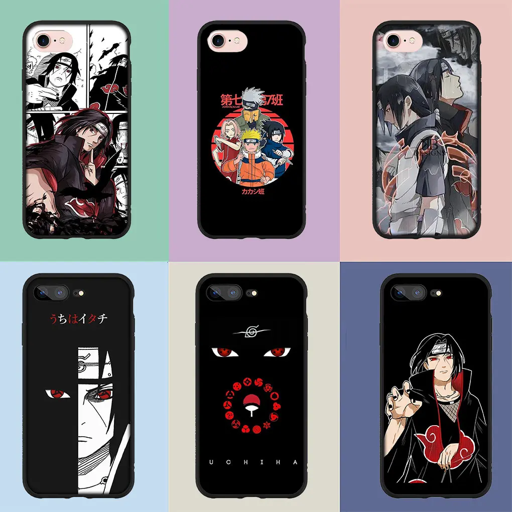 Japan Cartoon Uchihas Itachis Akatsukis Cover Phone Casing for Apple iPhone 16 15 14 13 12 11 Pro Max 6 6s Plus + SE 16+ Case