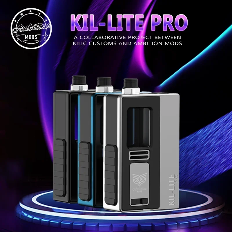 Ambition Mods Kil-Lite Pro 60 Вт AIO Mod DNA60C Чип Регулируемый диапазон мощности Полностью Boro Совместим с Boro Tank DL MTL Vaping Vape
