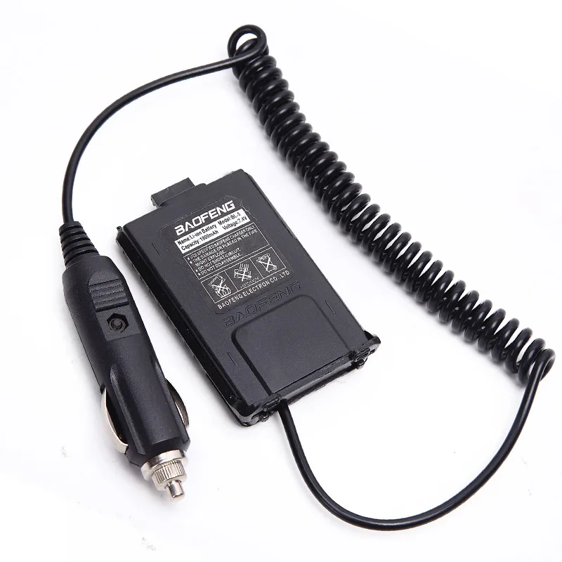 Автомобильное зарядное устройство BAOFENG для BaoFeng UV 5R 5RE BF-888S UV-82, зарядный кабель UV-5R TYT TH-F8, зарядное устройство