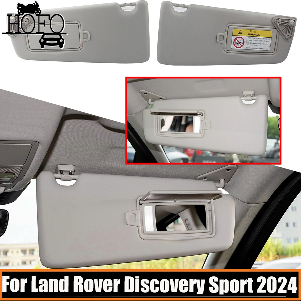 For Land Rover Discovery Sport 2024 Gray Sun Visor Sunshield Car Interior Vanity Mirror Accessories