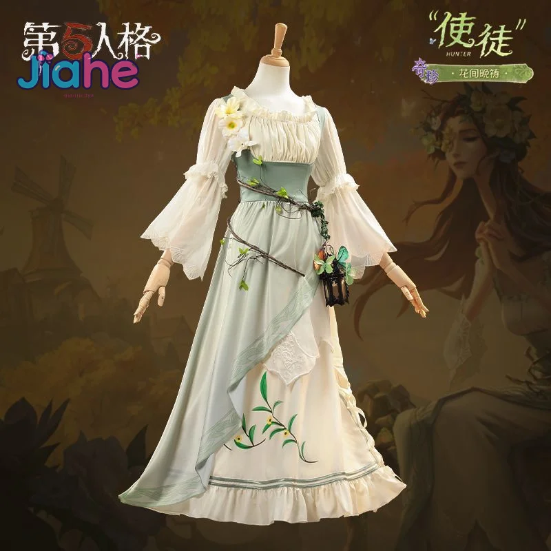 

Identity Ⅴ Disciple Ann Cosplay Costume Women's temperament new dress headwear waist accessories elegant Halloween party set