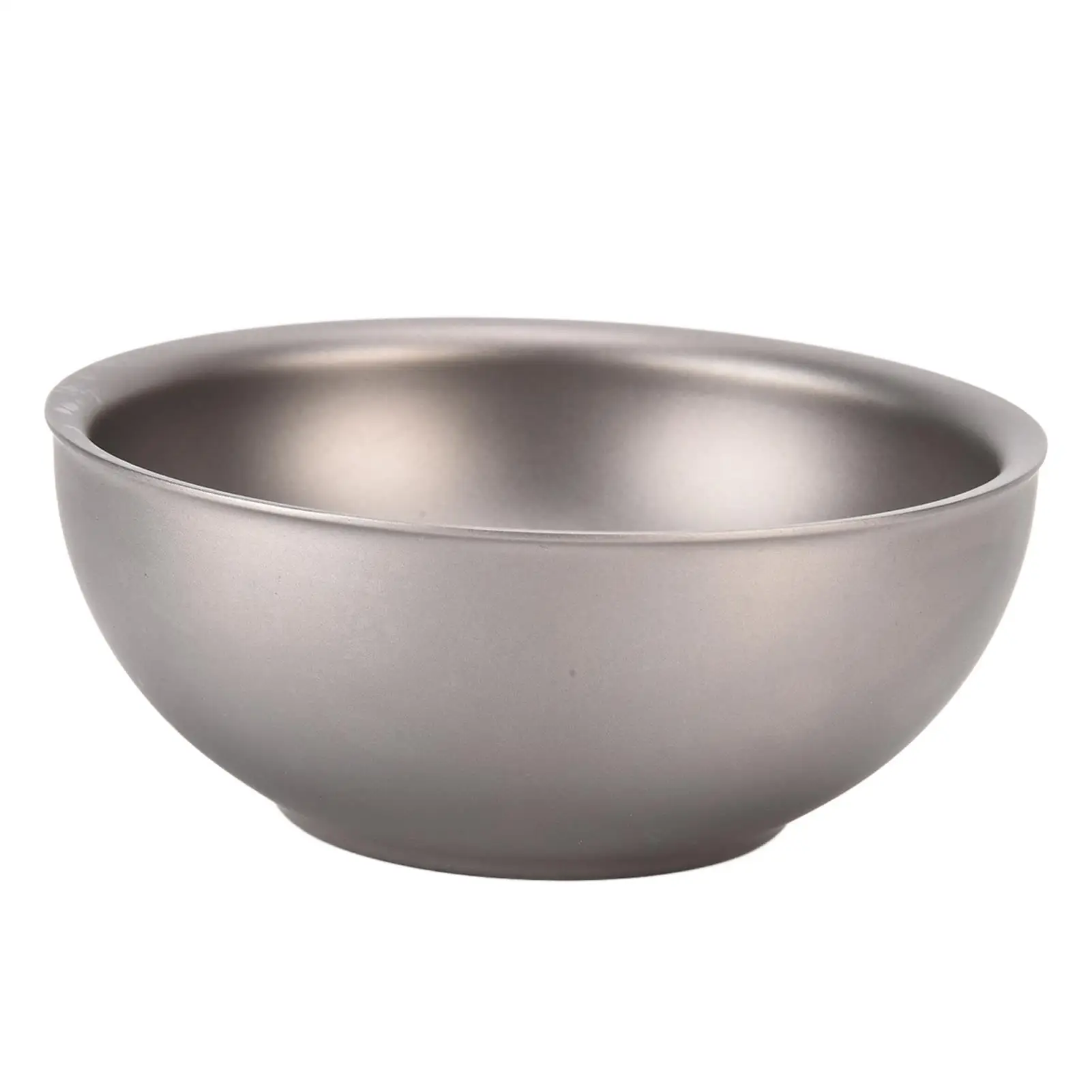 

Titanium Camping Bowl with Heat Resistance, Sandblasting Finish - Ideal for daily Use & Outdoor Activities