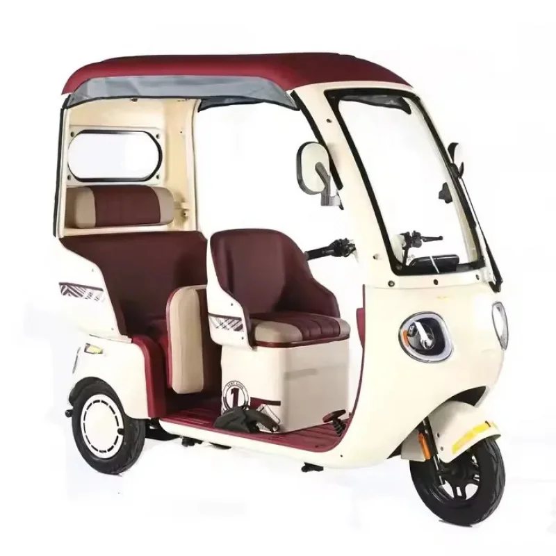 دراجة ثلاثية العجلات عالية الجودة بقدرة 800 وات ذات 3 عجلات، بيع دراجة ثلاثية العجلات من الحديد الآلي المشهورة لاستخدام الركاب #2