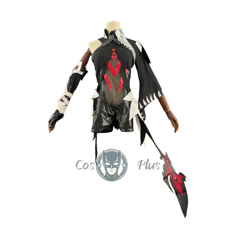 

Game Honor of Kings Eternal Shadow Cosplay Sexy Costume Wig Pant Halloween Party Skirt