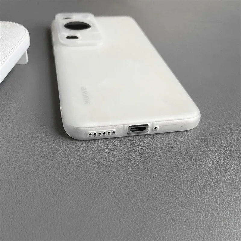 Matte Clear Case For Huawei P60 Pro Case TPU Soft Silicone Phone Cover For Huawei P60 Art 60Pro Slim Thin Simple Stylish Bumper